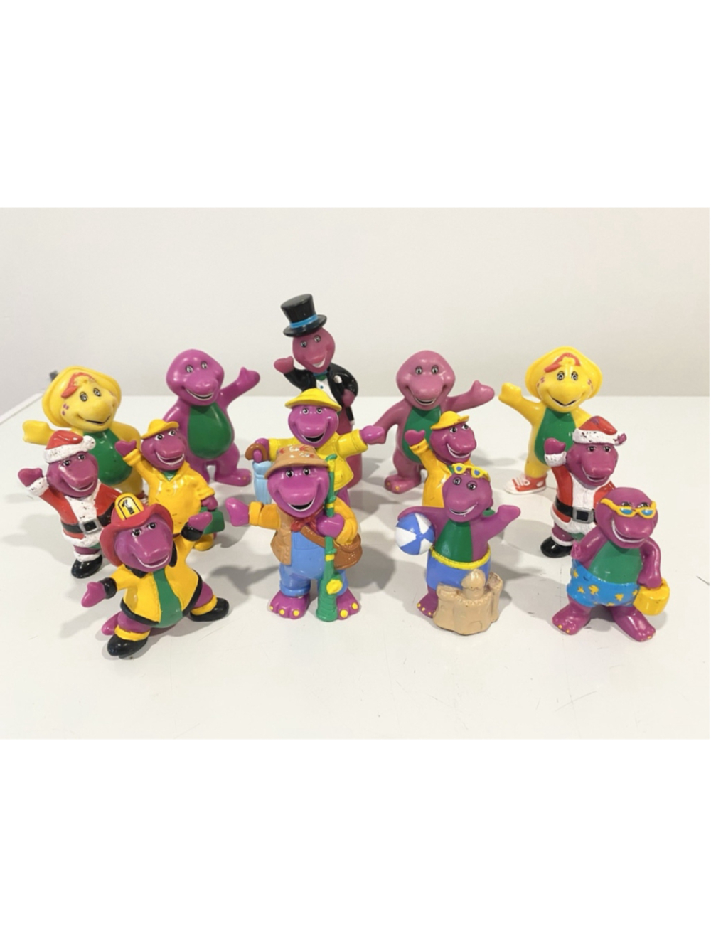 Vintage Barney & Friends Figure Lot 12 PVC Figurines BJ Baby Bop 1990s Lyons - Picture 2 of 6